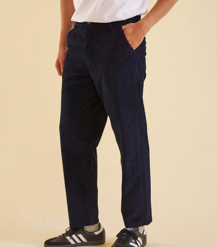 (New Colour) Ocean Navy Corduroy Trousers