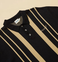 Load image into Gallery viewer, APRILE LS KNIT POLO - BLACK