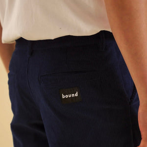 (New Colour) Ocean Navy Corduroy Trousers