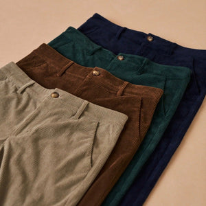 (New Colour) Cedar Brown Corduroy Trousers