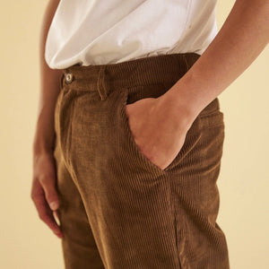 (New Colour) Cedar Brown Corduroy Trousers