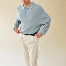 Load image into Gallery viewer, ENNIO LS KNIT POLO - JADE