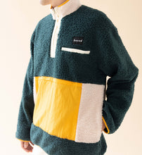 Load image into Gallery viewer, Amazon Retro Panel Half Zip Fleece Pullover