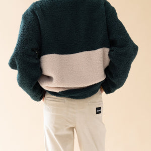 Amazon Retro Panel Half Zip Fleece Pullover