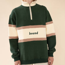 Load image into Gallery viewer, Woodland Panel 1/4 Zip Sweater