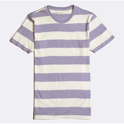 Stonewash Blue Bold Stripe T-Shirt