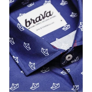 Short Sleeves Shirt Paper Boat