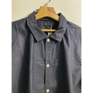 Button-up Navy Shirt Jacket