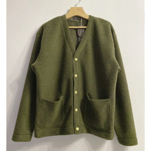 Load image into Gallery viewer, Moss Green Wool Cardigan