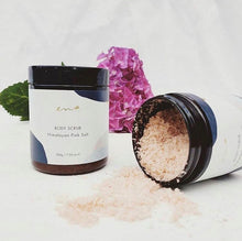 Load image into Gallery viewer, Body Scrub - Himalayan Pink Salt, Pink Grapefruit, Lemon Myrtle &amp; Eucalyptus 200g