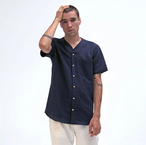 Harvey Short Sleeve Linen Shirt