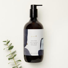 Load image into Gallery viewer, A pump bottle of hand wash with a label featuring 'Ena' branding, Pink Grapefruit, Lemon Myrtle &amp; Eucalyptus text, and a black pump.